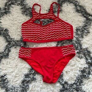 Baku Eyelet Wave Bikini